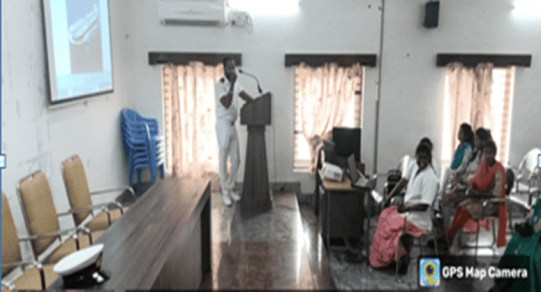 The chief guest started with a motivational speech about the anatomy, varieties of ships and levels of the army and navy. The chief guest started with a motivational speech about the anatomy, varieties of ships and levels of the army and navy.